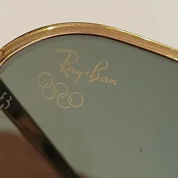 Vintage B&L RAY-BAN U.S.A OLYMPIC GAMES 62x18 sunglasses with case